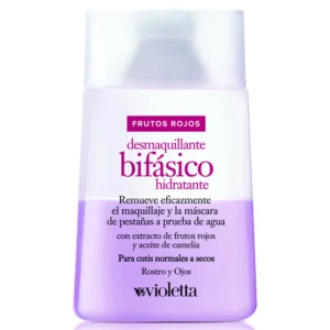 Desmaquillante Violetta Bifásico De Frutos Rojos 110 Ml