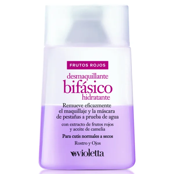 Desmaquillante Violetta Bifásico De Frutos Rojos 110 Ml